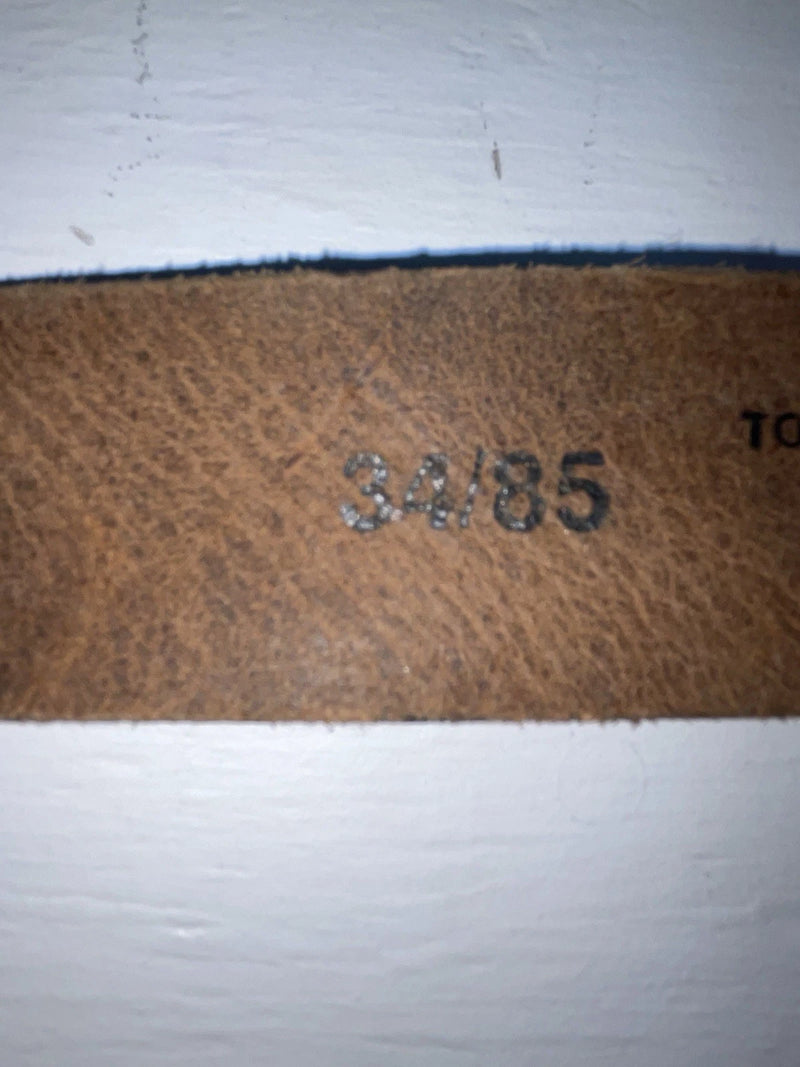 New Brown Genuine Leather Chambers 34” Belt #JC679 Z-125