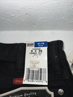 New Men’s Black Cowboy Cut Slim Fit Wrangler Jeans. 9x36 H-12