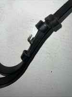 New Silver Fox Black Leather Point English Bridle #20-1189-2 W-5