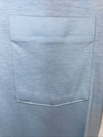 New Men’s Panhandle Slim Blue Short Sleeve Polo Medium B-93