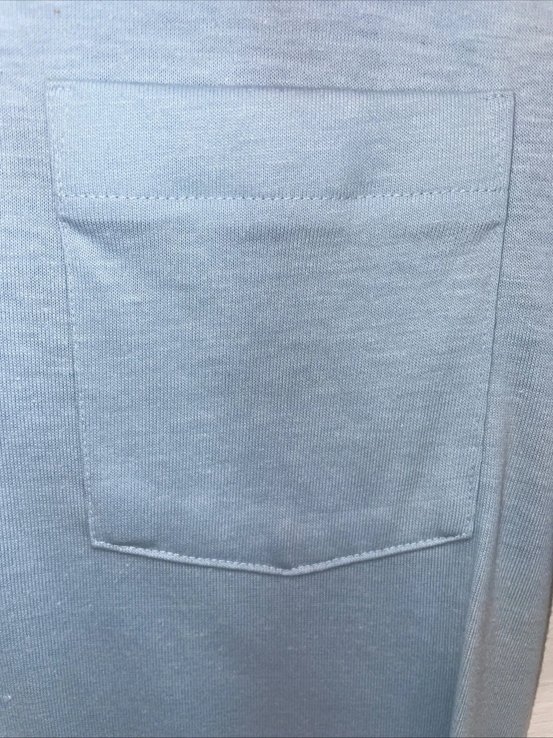 New Men’s Panhandle Slim Blue Short Sleeve Polo Medium B-93