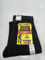 New Boys Black Wrangler Pro Rodeo Cowboy Cut Denim Jeans. 10/25 Regular B-22
