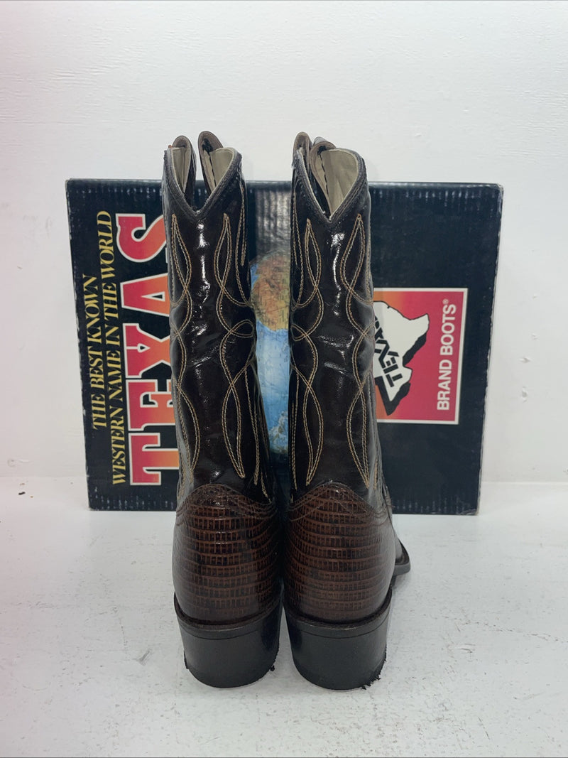 New Men’s Brown Texas Brand Cowboy Boots. 5513 10 D. 6-72