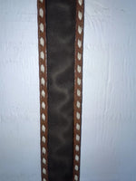 New Brown Genuine Leather Longhorn Tooled 32” Belt #82827 JJ-1