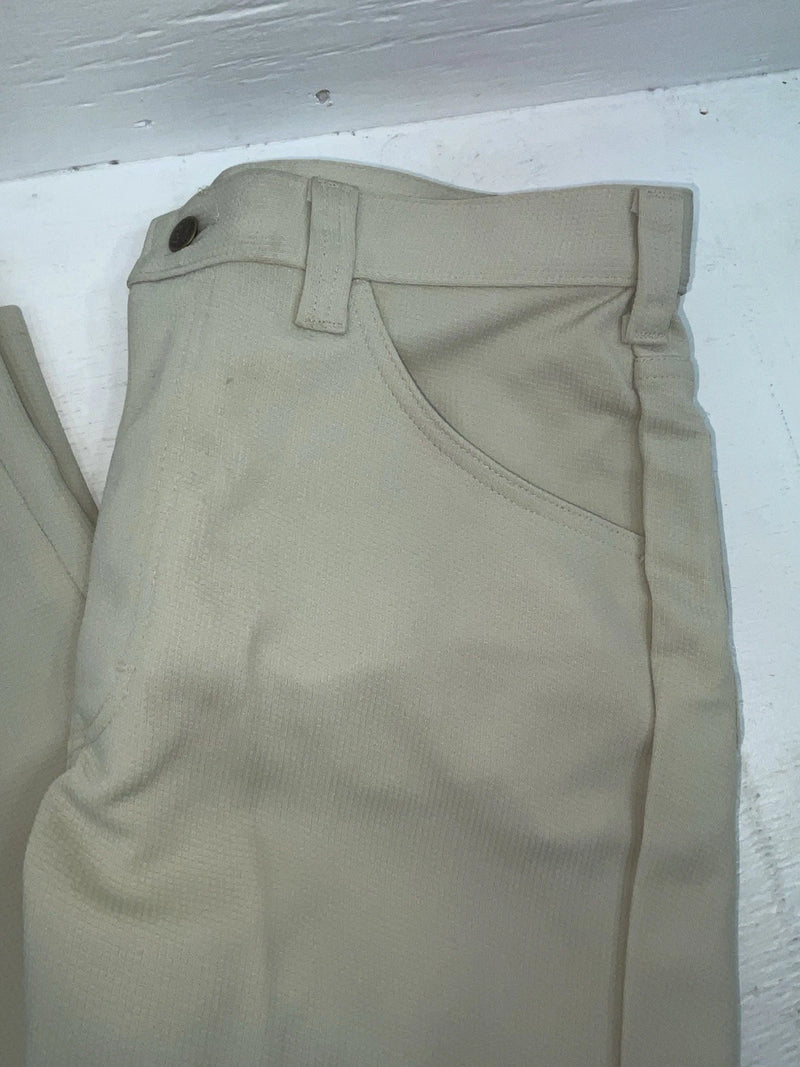 New Vintage Cream Lee Polyester Pants #2084612 ZZ-17