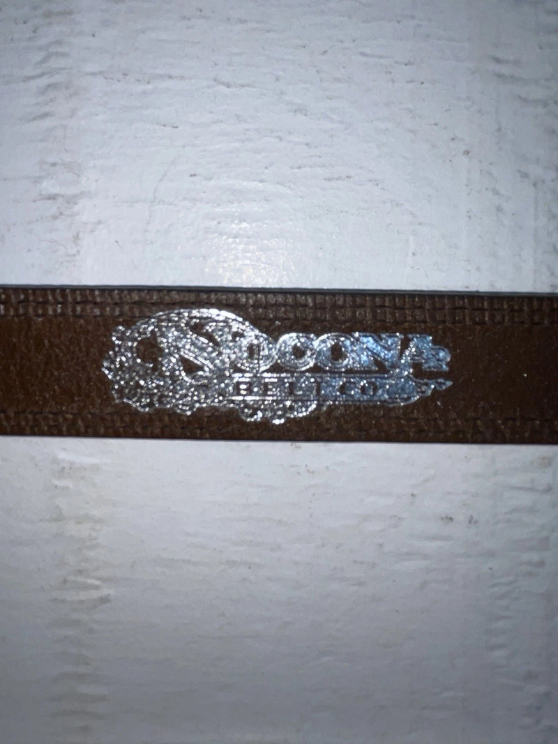New Brown Genuine Leather Nocona 30” Belt #993015044 JJ-146