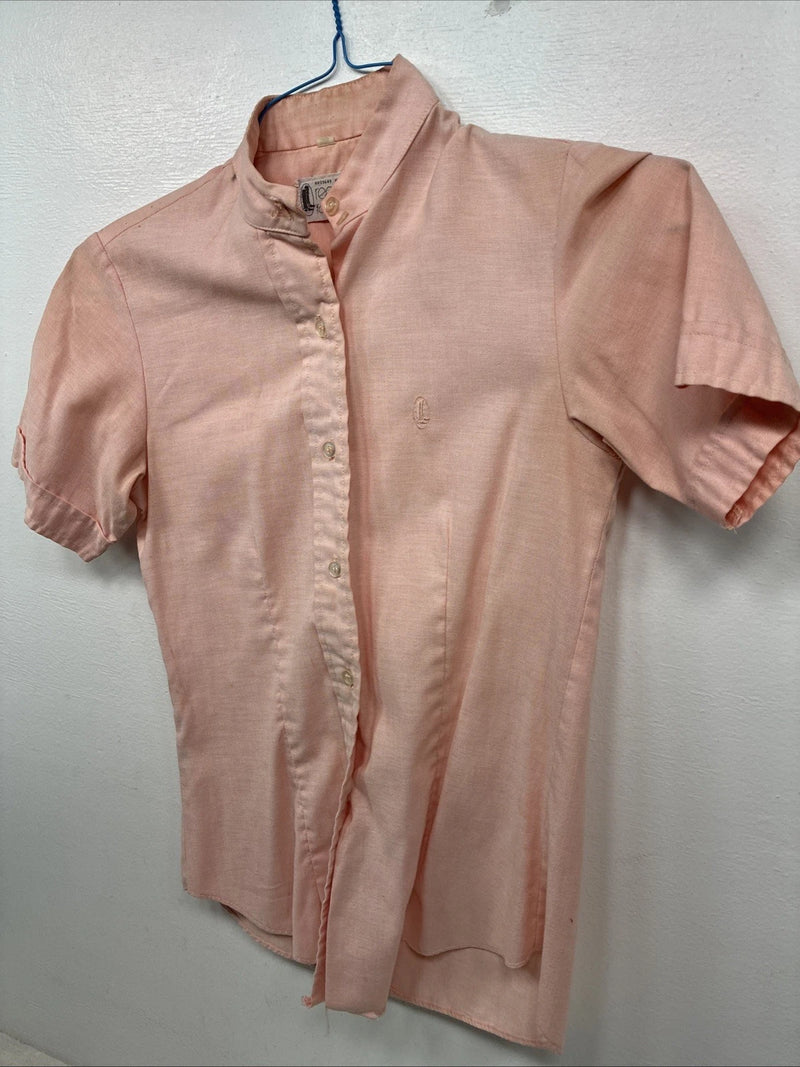 New Women’s Regency4 Pink Short Sleeve Button Up Size 30 YY-8