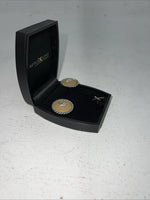 New Women’s Reflexions Silver Leather Earrings. RFR400 A-53