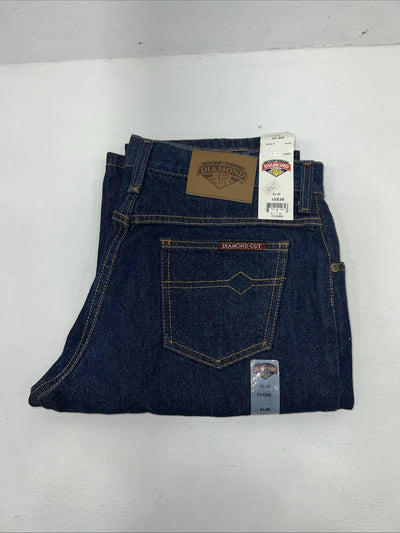 New Women’s Diamond Cut Slim Fit Denim Jeans. 10x36 I-14