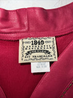 New Women’s 1849 Authentic Ranchwear Pink Western Show Vest Large WW-63