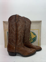 New Men’s Brown Texas Brand Cowboy Boots. 7311 10 D. 6-43