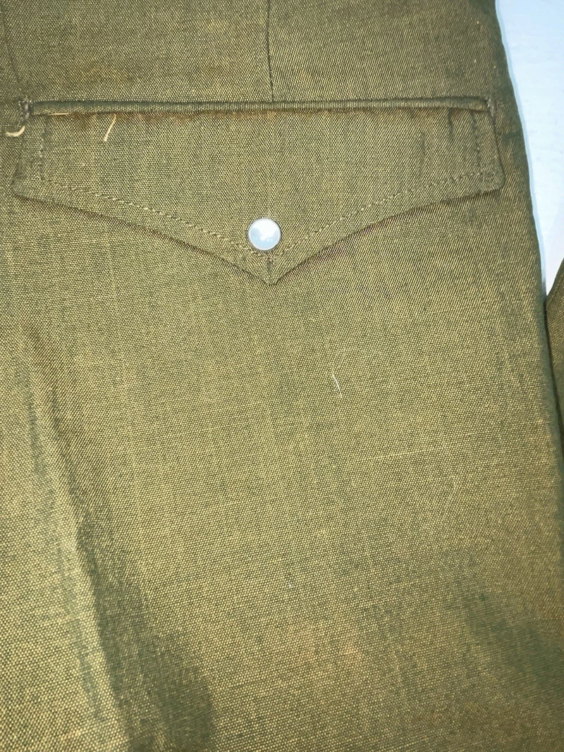 New Vintage Green Dickson Jenkins Polyester Pants #2807 XX-54
