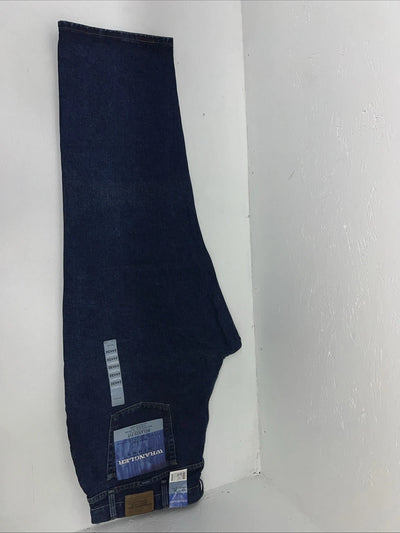 New Men’s Wrangler Blues Relaxed Fit Dress Easy Denim Jeans. 24x32 I-22