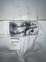 New Vintage White Dickson Jenkins Polyester Pants VV-64