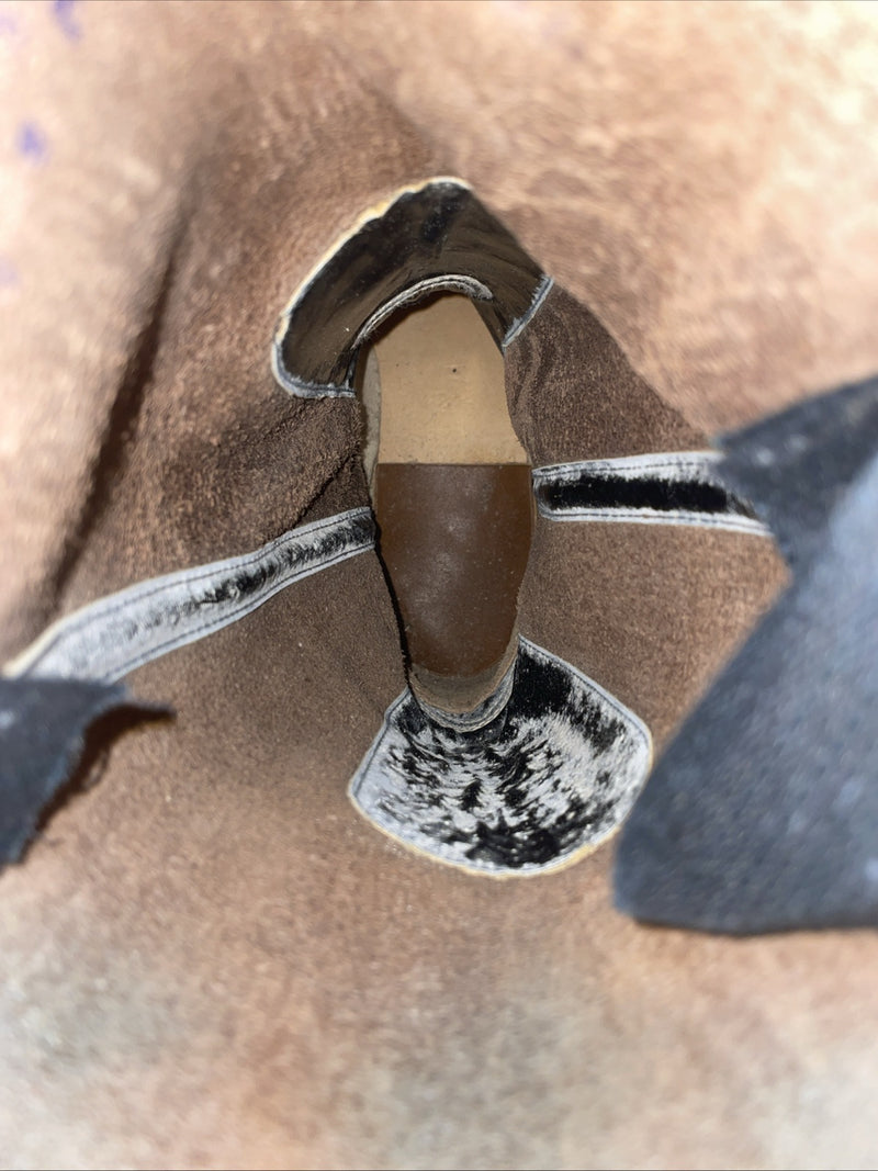 New Men’s Brown Rodeo Cowboy Boots. M 35 9 D. 3-57