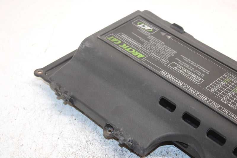 07 Arctic Cat Panther 570 Oem Airbox Cover Set 1670-049 1670-197 SA218