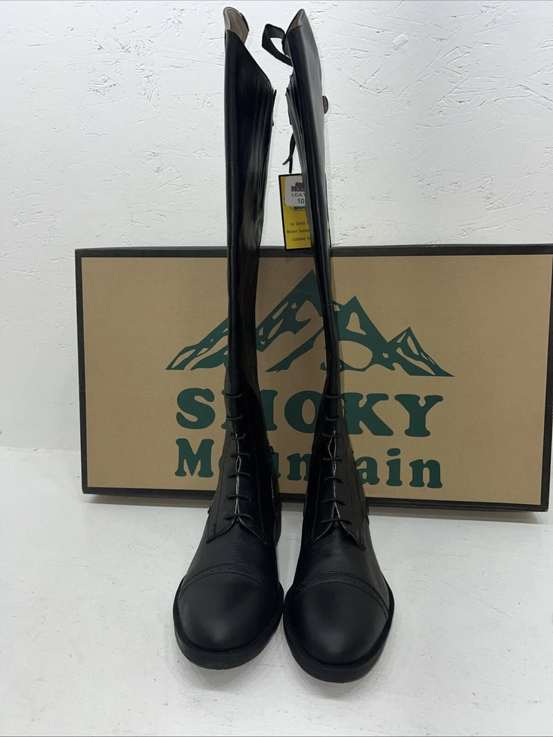 New Women’s Black Smoky Mountain English Riding Boots. 6045 10 W. 12-67