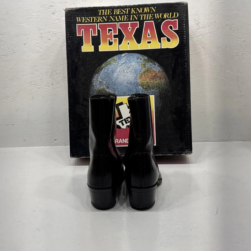 NEW Men Dark Chocolate Texas Brand Western Fasion Boot. Size 8EE. 2-5.