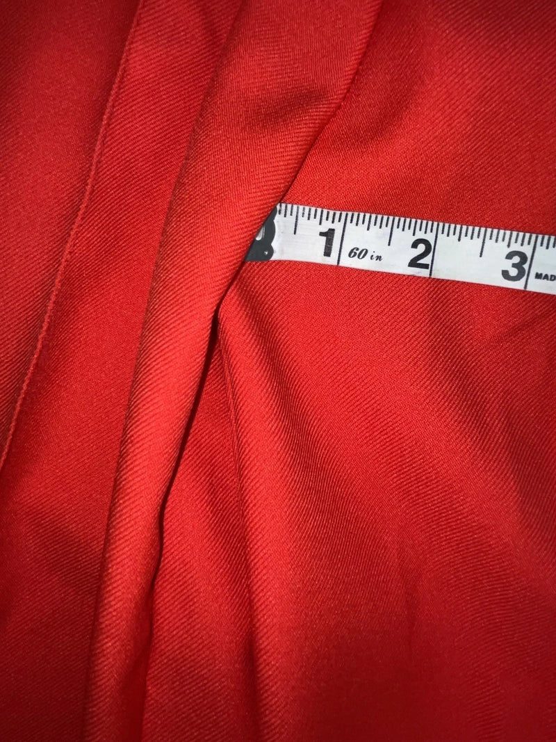 New Vintage Red Polyester Pants ZZ-54