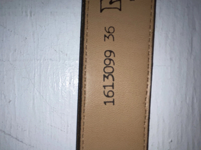 New Brown Genuine Leather Nocona Stitched And Textured 36” Belt #1613099 JJ-74
