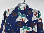 New Women’s Cowboy Threads Designed Long Sleeve Button Up Large TT-15