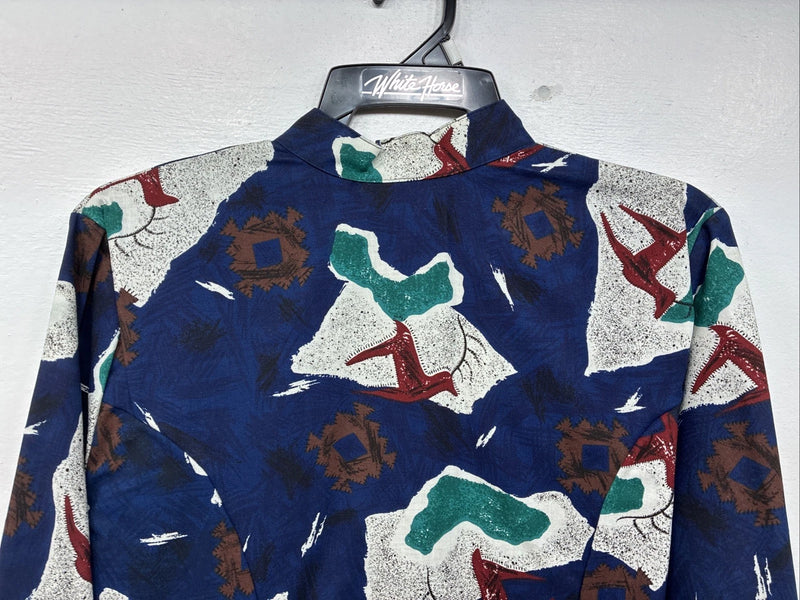 New Women’s Cowboy Threads Designed Long Sleeve Button Up Large TT-15