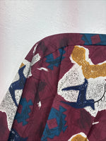 New Women’s Cowboy Threads Multicolor Design Long Sleeve Button Up Large MM-133