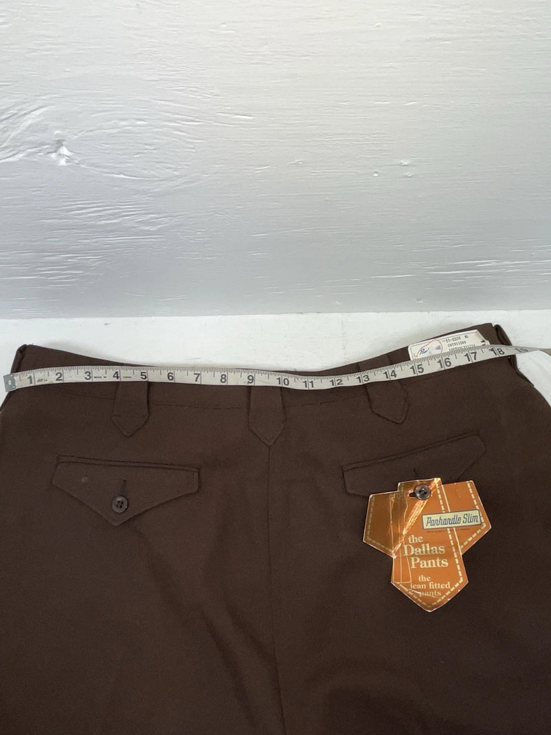 New Vintage Brown Panhandle Slim Polyester Pants #810200 NN-162