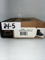 New Infants Black Ostrich Print Lace Up Dan Post Cowboy Boots. 6.5 6 1/2 D. 24-5