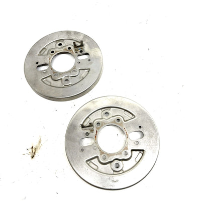 01-04 Honda TRX500 Rancher OEM Front Brake Backing Plate Set 45110-HN5-671 AH79