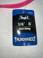 New Hot Pink Tough 1 GOAT Tying String 1/4” X 5” #58-415-11-0 U-12