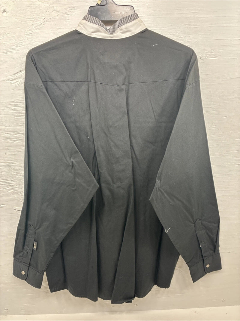 New Men’s Brooks & Dunn Black Long Sleeve Button Up XL M-89