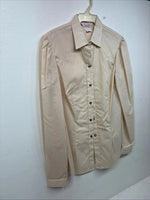 New Women’s H Bar C Tan Long Sleeve Pearl Snap Size 34 II-85