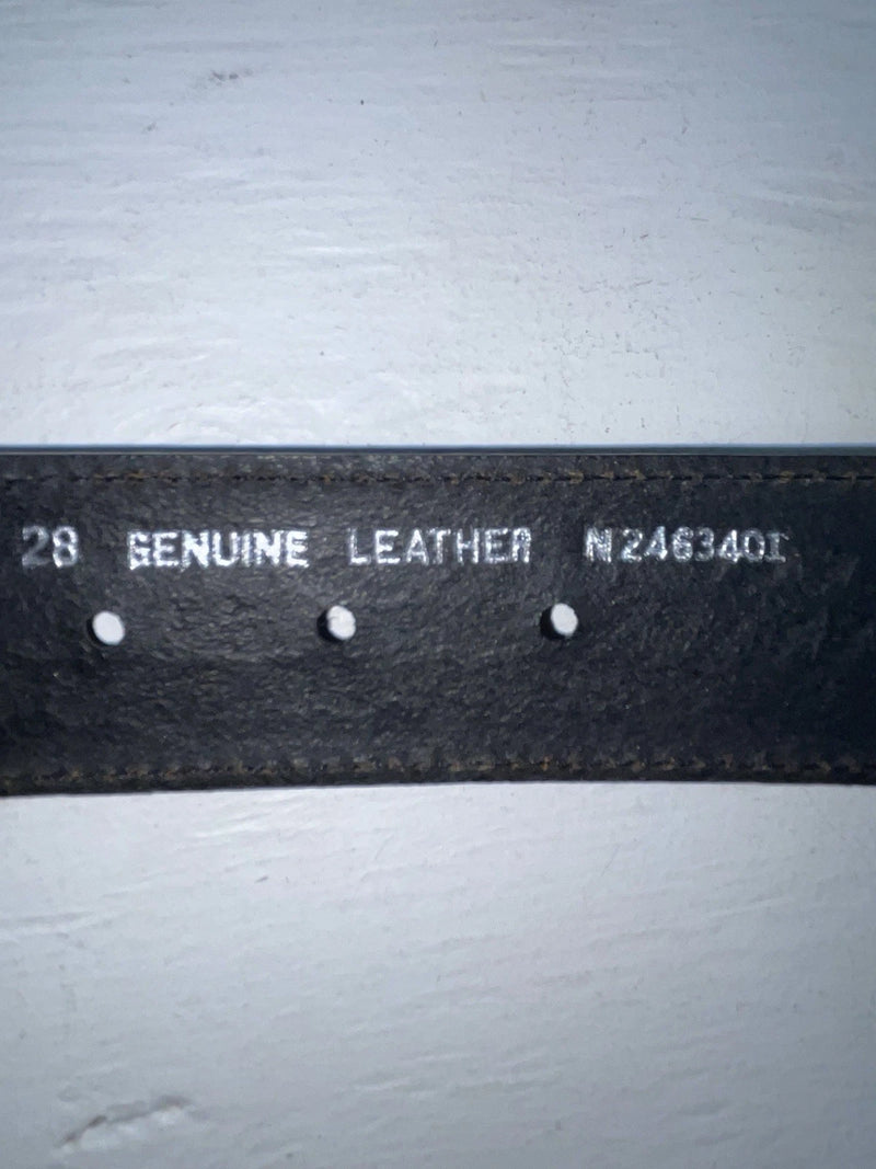 New Black Genuine Leather Nocona Bling And Tooled 28” Belt #N2463401 NN-32