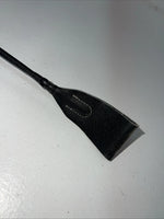 New Royal King Black 18” Smooth Hand Held Crop Whip #29-9606 3C-22