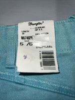 New Women’s Turquoise Wrangler Silverlake Regular Fit Denim Jeans. 5/6x36 P-8