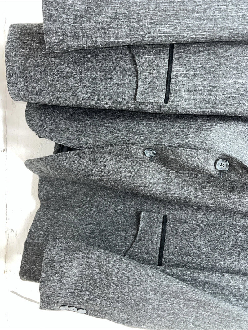 New Men’s Circle S Gray Suit Jacket 52L #24244 V-600
