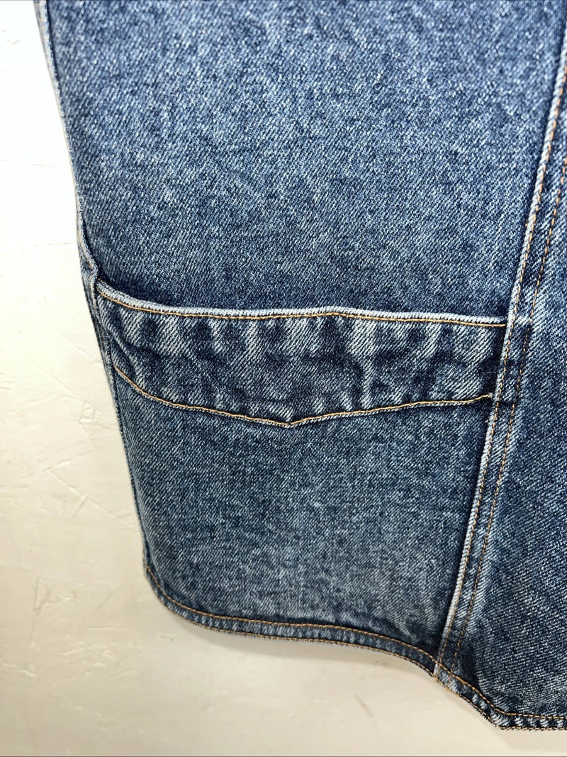 New Mens ELY Cattleman Jean Jacket Tank top Large #241104 QQ-11