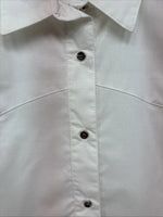 New Women’s Cowboy Threads White Long Sleeve Button Up Small DD-141