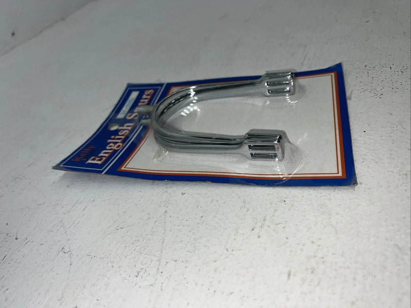 New Kelly Silver Star Silver Metal English Spurs #24-9995 L-500