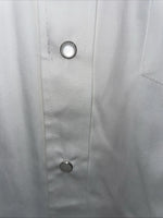 New Men’s Western Express White Long Sleeve Pearl Snap Medium B-88 