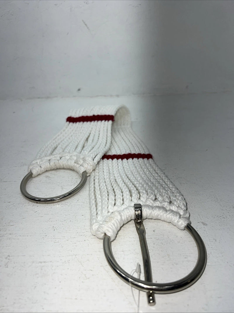 New Tough 1 White Red Mohair 27” Cinch #59-1227 Y-36