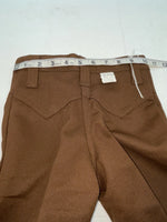 New Vintage Brown Polyester Pants #845003 XX-20