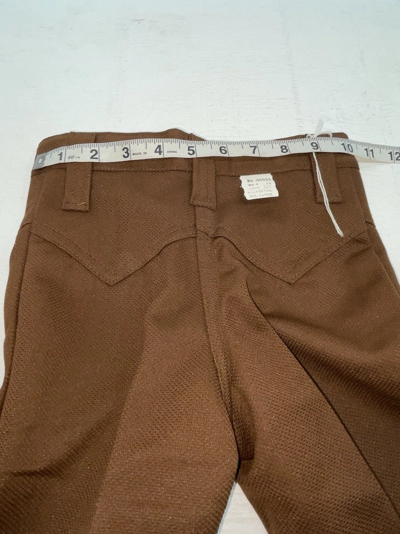 New Vintage Brown Polyester Pants #845003 XX-20