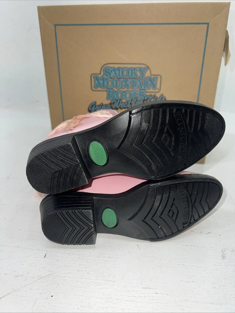 New Children’s Pink Smokey Mountain Cowboy Boots. 10. 24-25