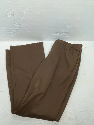 New Vintage Brown Panhandle Slim Polyester Pants #B25C360 SS-15