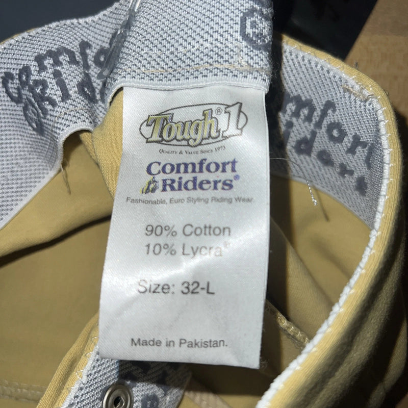 New Women’s Tan Tough 1 Comfort Riders English Breeches. 32-L  A-153