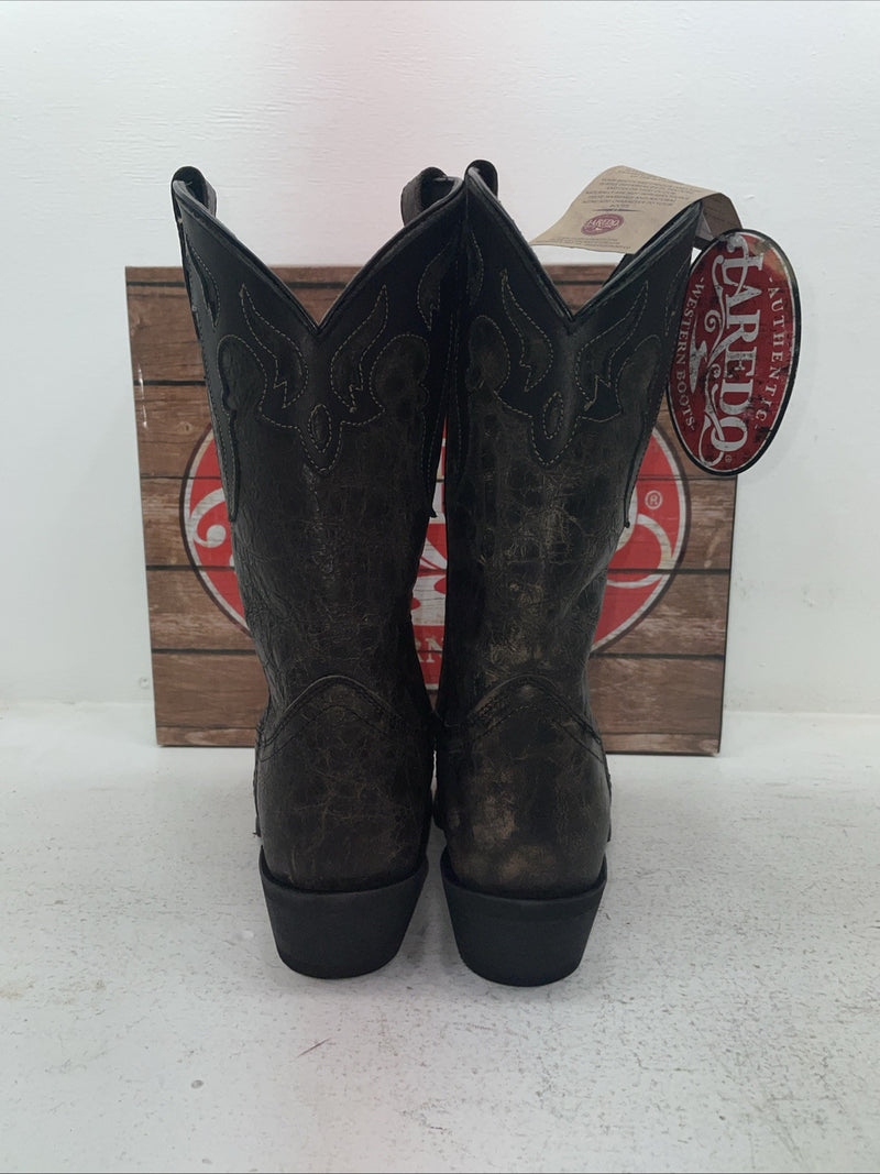 New Men’s Black Laredo Cowboy Boots. 6766 9.5 9 1/2 E W. 4-63