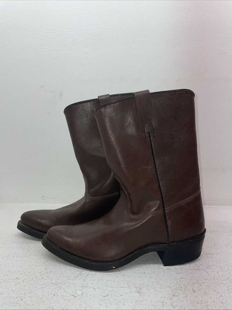 New Men’s Brown Acme Cowboy Boots. 2628 9 D. 3-61