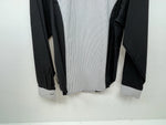 New Women’s Black White Cowboy Threads Longsl Sleeve Button Up Shirt M 3B-50